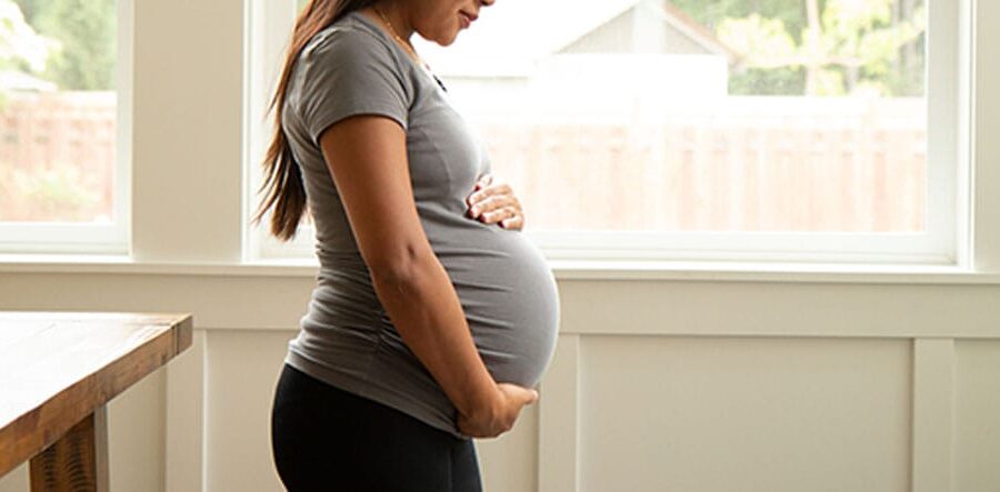 pregnant woman in St. Louis, MO, with pelvic congestion syndrome