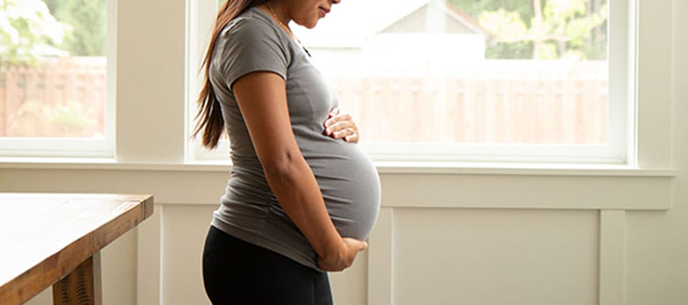 pregnant woman in St. Louis, MO, with pelvic congestion syndrome